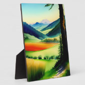 Aquareller Fotoplatte (Seite)