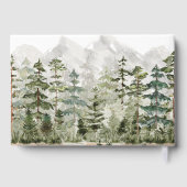 Aquareller Grünwald Berg Hütte Seehaus Gästebuch (Rückseite)