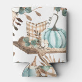 Aquareller Herbst: Farbiges Pumpkinemodell Dosenkühler (Rückseite)