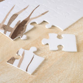 Aquareller Herbst: Farbiges Pumpkinemodell Puzzle (Seite)