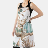 Aquareller Herbst: Farbiges Pumpkinemodell Schürze (InSitu)