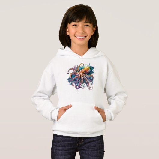 Aquareller Hoodie (Vorne ganz)