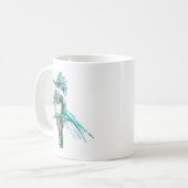 Aquareller Kaffeetasse (Vorderseite Links)