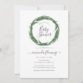 Aquareller Kinderdusche Einladung (Vorderseite)