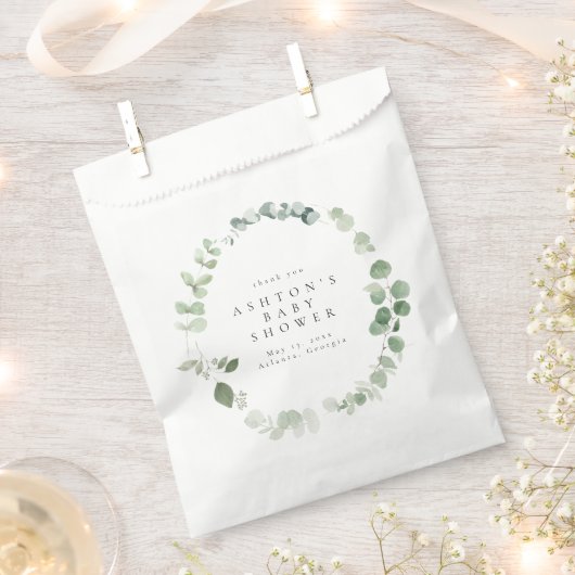 Aquareller Kinderdusche Geschenktütchen (Ausgeschnitten)