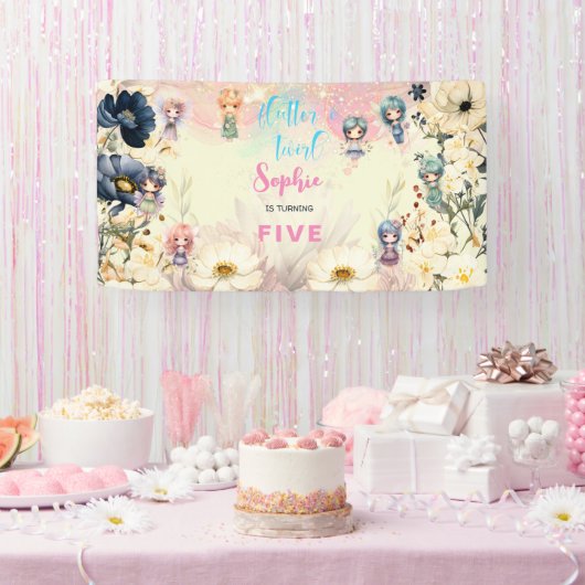 Aquareller-Kindergeburtstag im Garten Banner (Party)