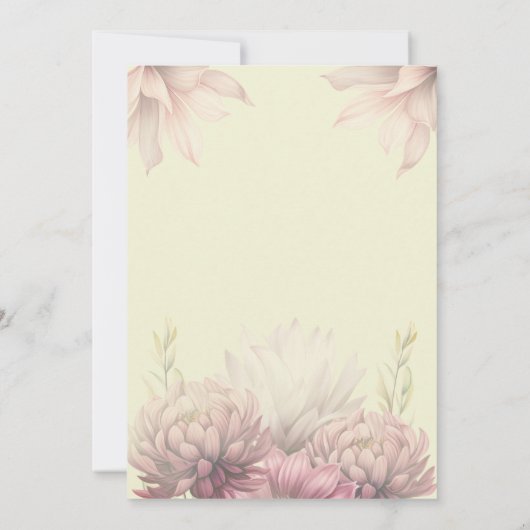 Aquareller-Kindergeburtstag im Garten Einladung (Rückseite)