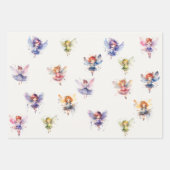 Aquareller-Kindergeburtstag im Garten Geschenkpapier Set (Vorderseite 2)