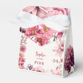 Aquareller-Kindergeburtstag im Garten Geschenkschachtel (Vorderseite)