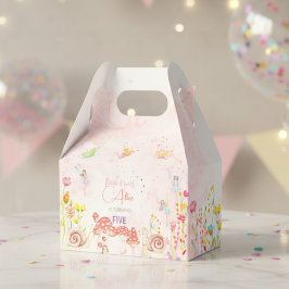 Aquareller-Kindergeburtstag im Garten Geschenkschachtel