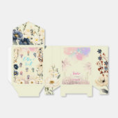 Aquareller-Kindergeburtstag im Garten Geschenkschachtel (Ungefaltet)