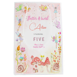 Aquareller-Kindergeburtstag im Garten Mittlere Geschenktüte