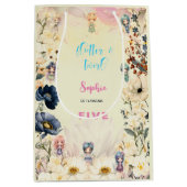 Aquareller-Kindergeburtstag im Garten Mittlere Geschenktüte (Vorderseite)