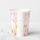 Aquareller-Kindergeburtstag im Garten Pappbecher (Rechts)