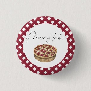 Aquareller kleiner Süsse Kuchen - Mami zu sein Button