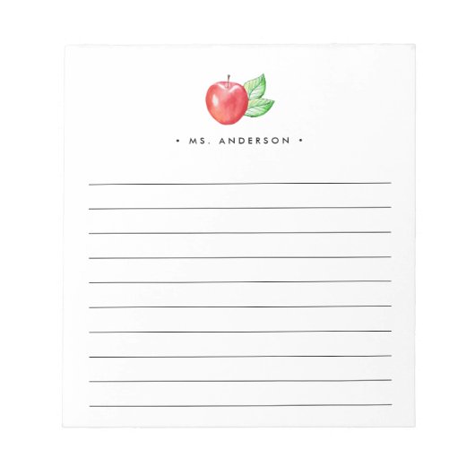 Aquareller | Linde Notizblock (Vorderseite)