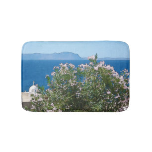 Aquareller Meerblick Badematte