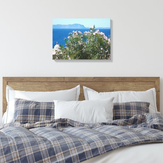 Aquareller Meerblick Leinwanddruck (Insitu (Schlafzimmer))
