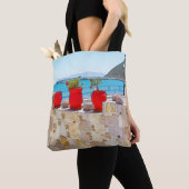 Aquareller Meerblick Tasche (Von Nahem)