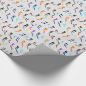 Aquareller nehmen Kunst an Geschenkpapier (Ecke)