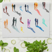 Aquareller nehmen Kunst an Geschirrtuch (Gefaltet)