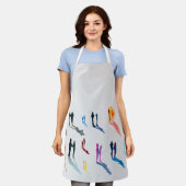 Aquareller nehmen Kunst an Schürze (Getragen)