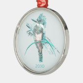 Aquareller Ornament Aus Metall (Links)