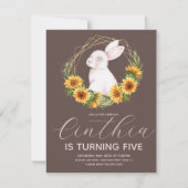 Aquareller Osterblüte Sonnenstrahlen Florenz Einladung (Vorderseite)