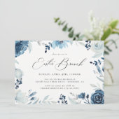 Aquareller Osterbrunch Einladung (Stehend Vorderseite)