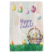 Aquareller Ostereier Party Mittlere Geschenktüte (Rückseite)