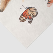 Aquareller Osterhase mit lackiertem Ei & Blume Seidenpapier (Detail)