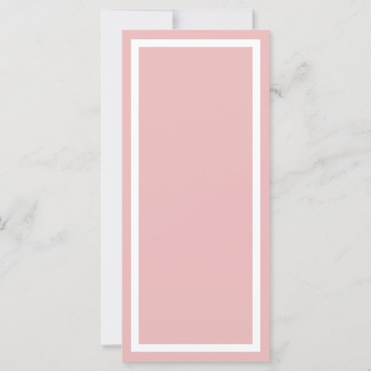 Aquareller Ostern Niedlich Bunny mit Balloon Menü (Rückseite)