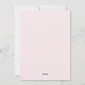 Aquareller Ostern Personalisiert Feiertagskarte (Rückseite)