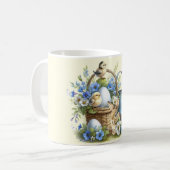 Aquareller Ostern Personalisiert Kaffeetasse (Vorderseite Links)