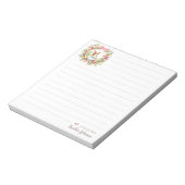 Aquareller Ostern Personalisiert Notizblock (Rotiert)