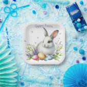 Aquareller Ostern Personalisiert Pappteller (Party)