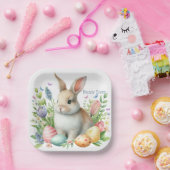 Aquareller Ostern Personalisiert Pappteller (Party)