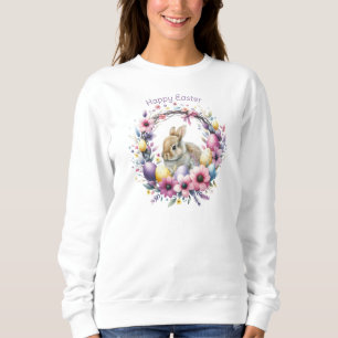 Aquareller Ostern Personalisiert Sweatshirt