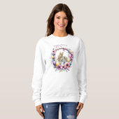 Aquareller Ostern Personalisiert Sweatshirt (Vorne ganz)