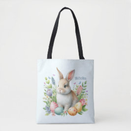 Aquareller Ostern Personalisiert Tasche