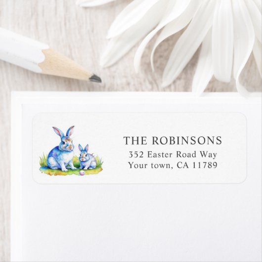 Aquareller Ostern Sonnige Rücksendeadresse (Insitu)