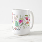 Aquareller Osterrabbyte und Ei Kaffeetasse (VorderseiteRechts)