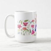 Aquareller Osterrabbyte und Ei Kaffeetasse (Links)