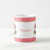 Aquareller Ostersonne Streifen Grenze Kaffeetasse (Mittel)