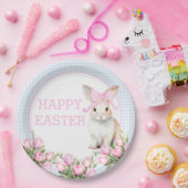 Aquareller Ostersonnige Tulpen Pappteller (Party)