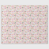 Aquareller Ostersonniger Frühlingsmuster Geschenkpapier (Flach)