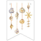 Aquareller Ozean Kleine Pearl Baby Dusche Wimpelkette (Erste Fahne)