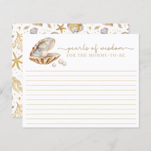 Aquareller Ozean Kleine Perldusche Ratschlag C (Vorne/Hinten)