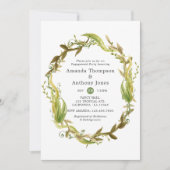 Aquareller-Partner Einladung (Vorderseite)