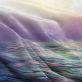 Aquareller Rainbow Beach Ocean Serenity 60 x 80" Fleecedecke